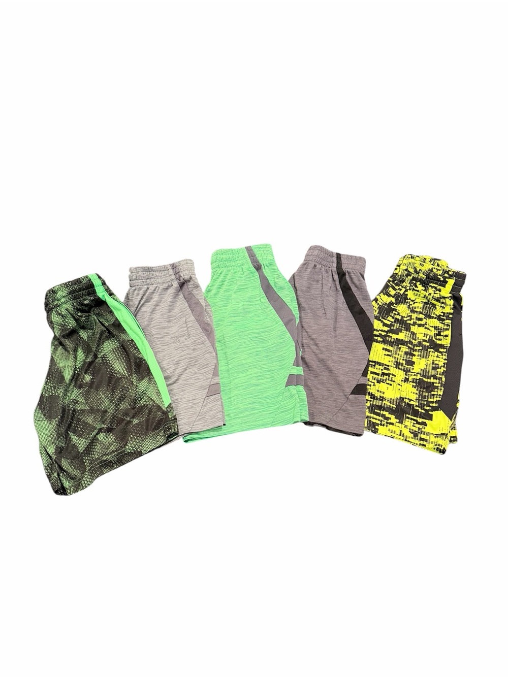 tek gear Boys Athletic Shorts - Green, Gray, Black, Yellow